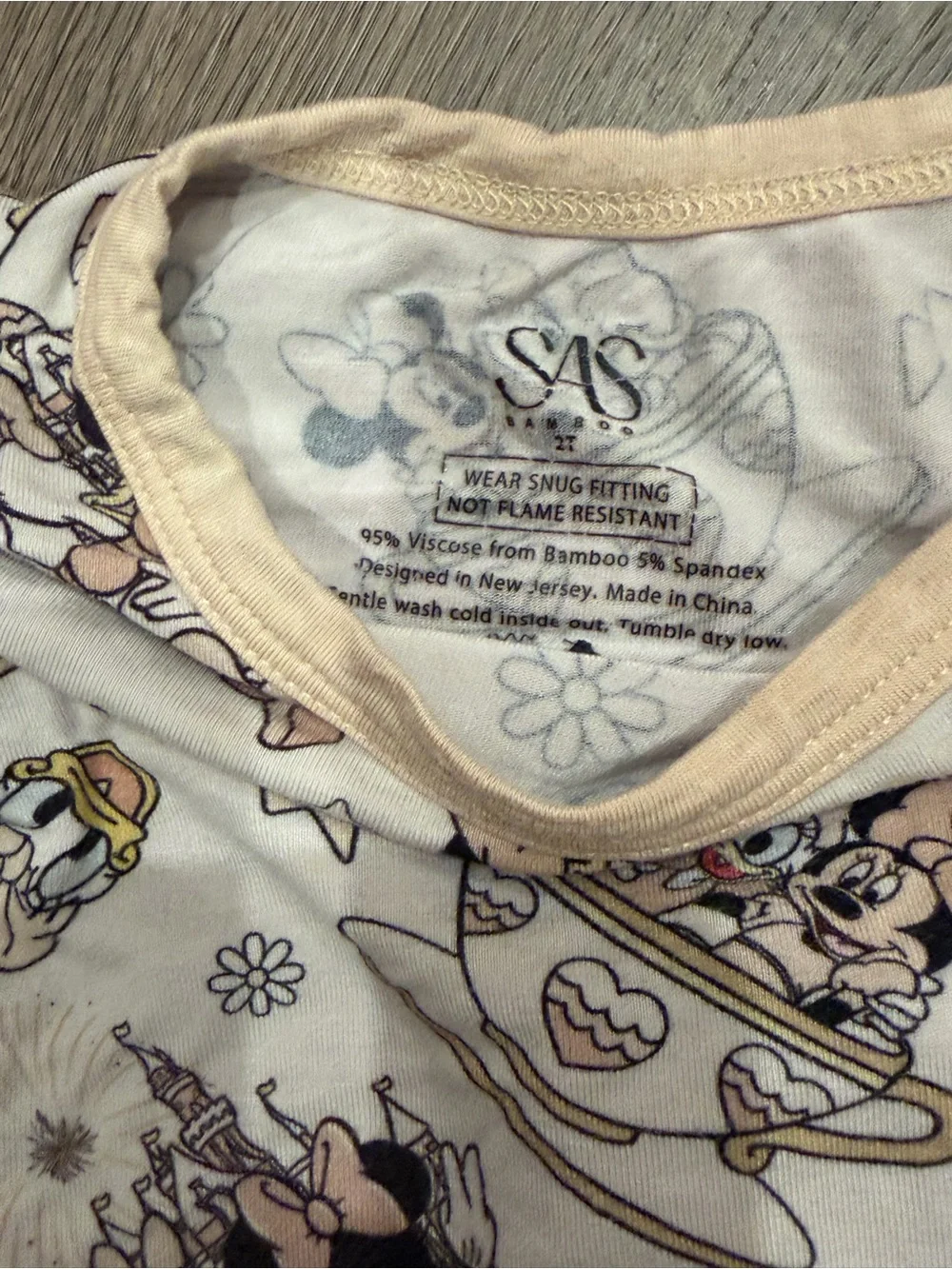 SAS Disney Kids Pajama Set